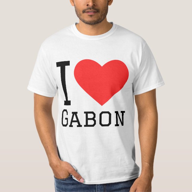 I love gabon T-Shirt (Front)