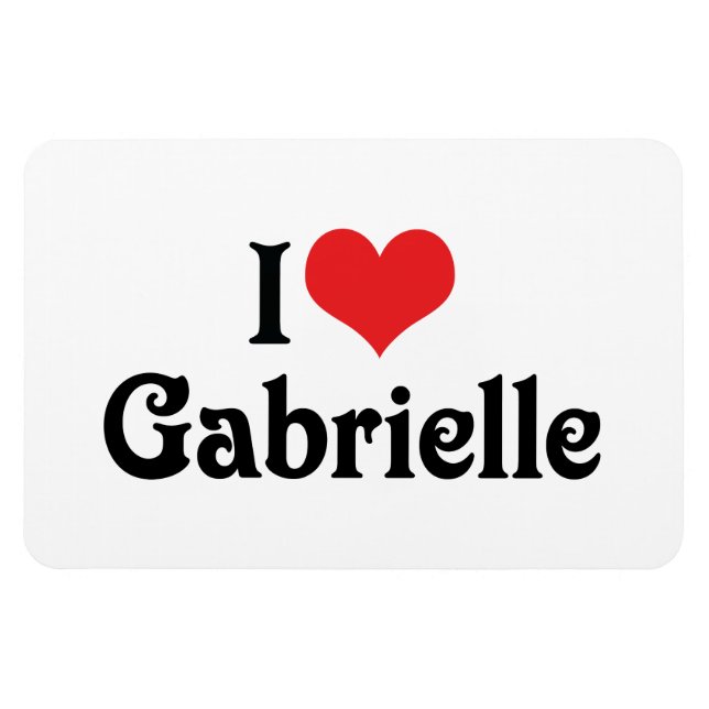 I Love Gabrielle Magnet (Horizontal)