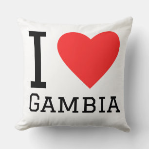 I love Gambia Cushion