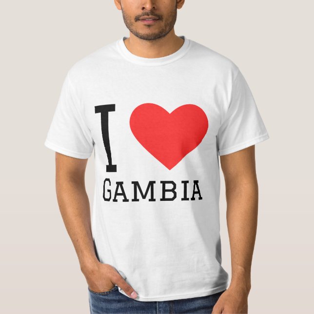 I love Gambia  T-Shirt (Front)