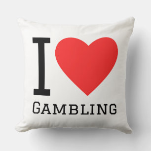 I love gambling cushion