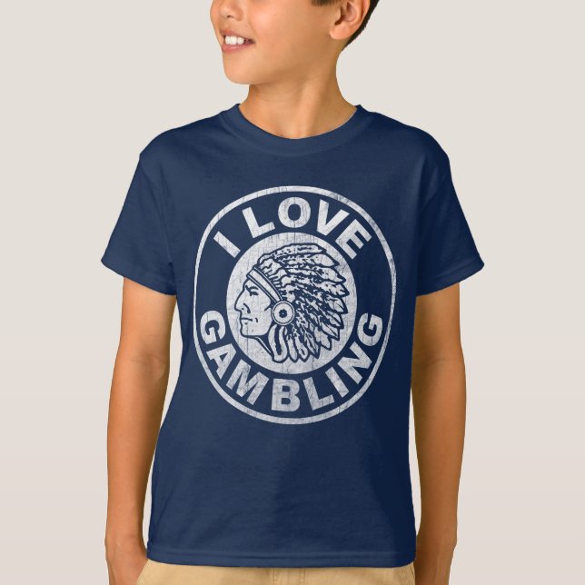 I Love Gambling T-Shirt (Front)