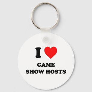 I Love Game Show Hosts Key Ring