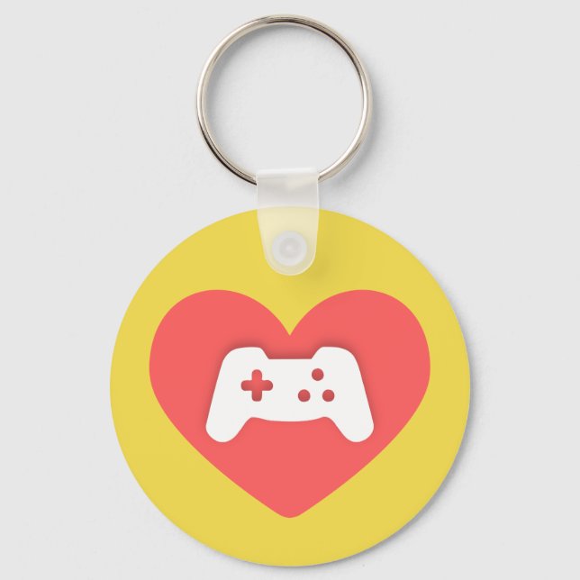 I love games key ring (Front)