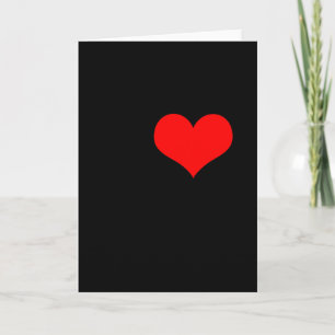 I Love Garage Doors Christmas Red Heart Funny Gift Card