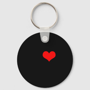 I Love Garage Doors Christmas Red Heart Funny Gift Key Ring