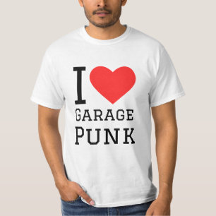 I love garage punk square sticker T-Shirt