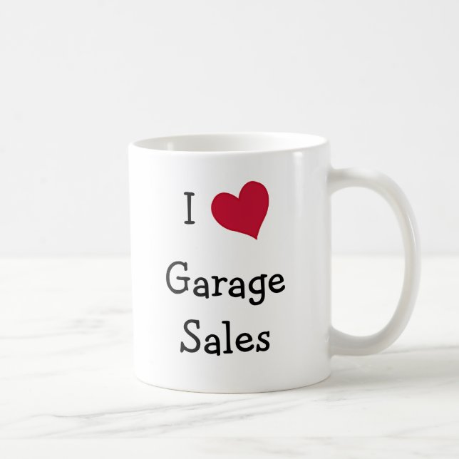 I Love Garage Sales Coffee Mug (Right)