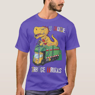 I love Garbage Trucks Garbage Man  T-Shirt