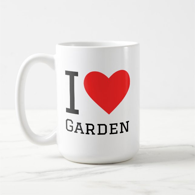 I love garden coffee mug (Left)
