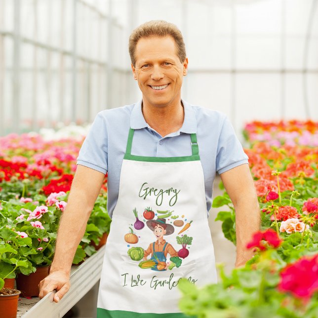 I Love Gardening  Apron (Creator Uploaded)