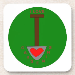 I Love Gardening Coaster
