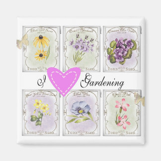 I love gardening magnet
