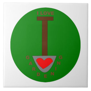 I Love Gardening Tile