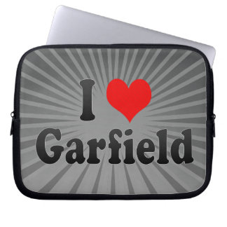 I Love Garfield, United States Laptop Sleeve