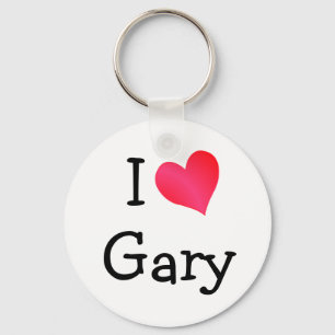 I Love Gary Key Ring
