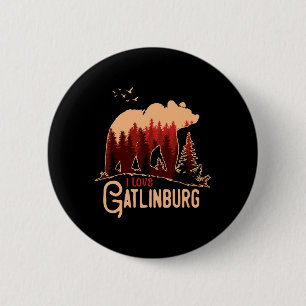 I Love Gatlinburg Tennessee 6 Cm Round Badge