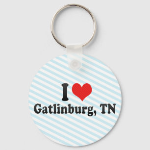 I Love Gatlinburg, TN Key Ring