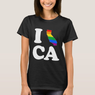 I LOVE GAY CALIFORNIA - WHITE -.png T-Shirt