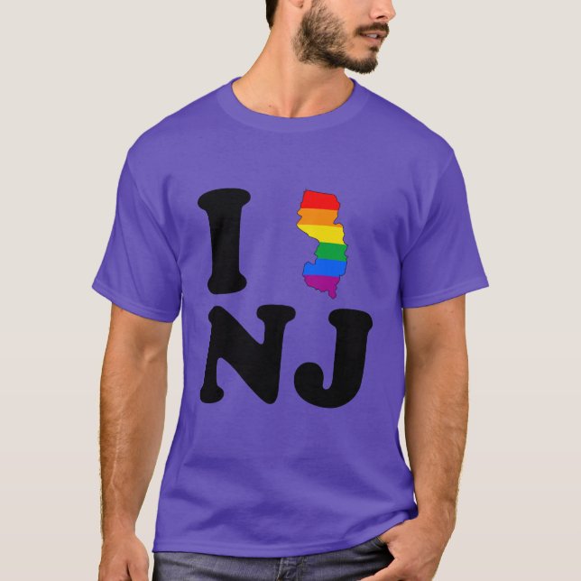 I LOVE GAY NEW JERSEY T-Shirt (Front)