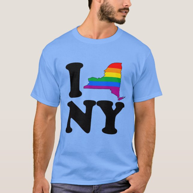 I LOVE GAY NEW YORK T-Shirt (Front)