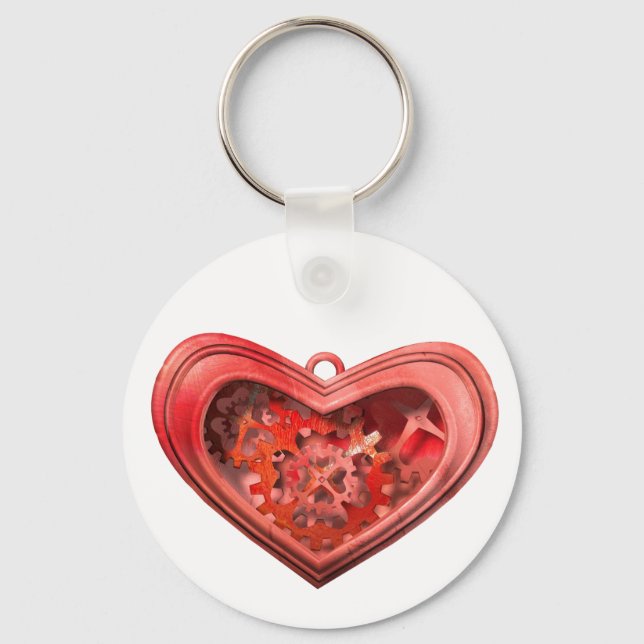 I love gears key ring (Front)