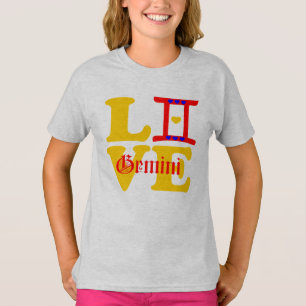 ♊★😍I Love Gemini-Best-Zodiac Sign Fabulous T-Shirt
