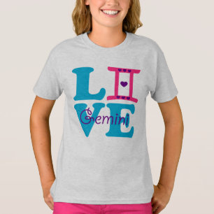 ♊★😍I Love Gemini-Best-Zodiac Sign Fabulous T-Shirt