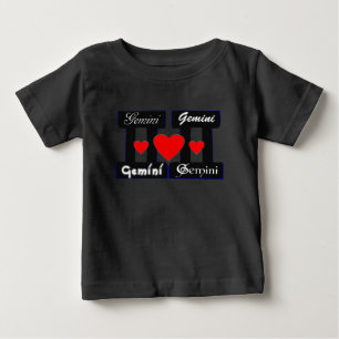 ♊★😍I Love Gemini-Best-Zodiac Sign Raglan Baseball Baby T-Shirt
