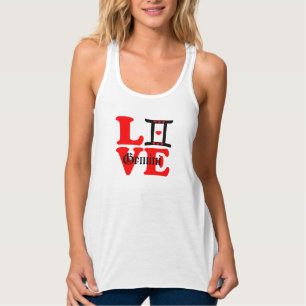 ♊★😍I Love Gemini-Best-Zodiac Sign Slim-fit Singlet