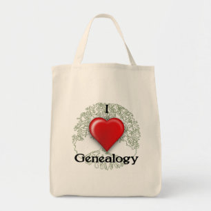 I love Genealogy Custom Tote Bag