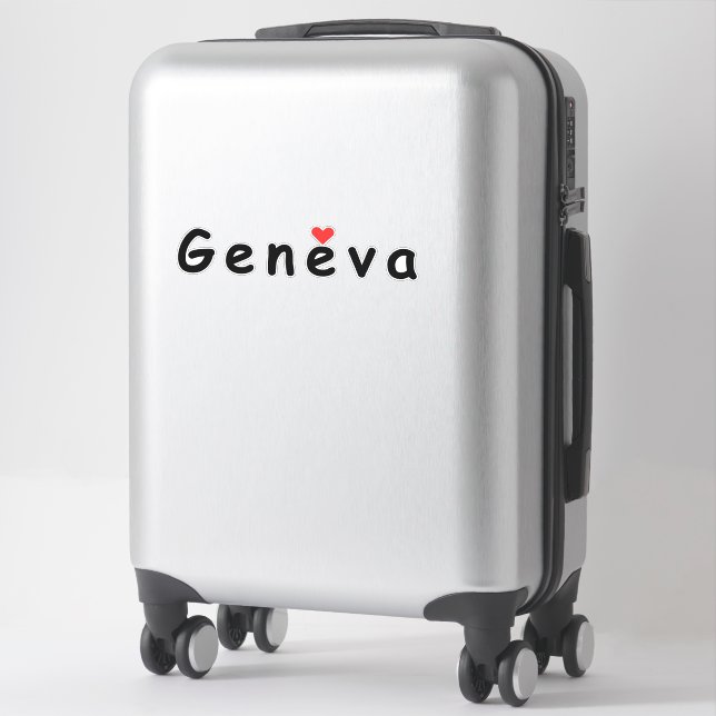 I love Geneva (Suitcase)