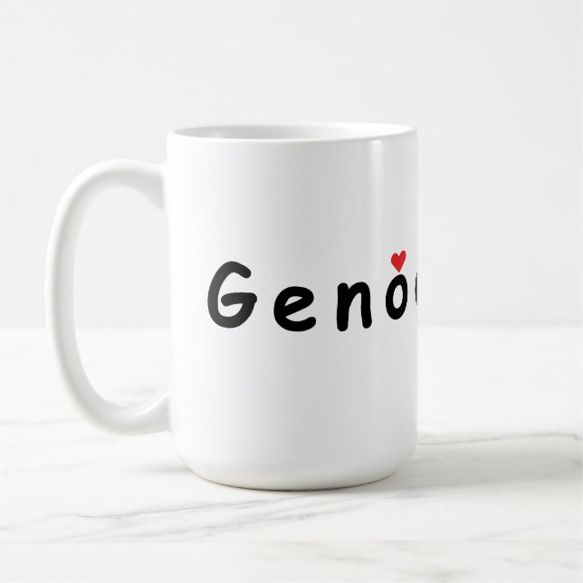 I love Genoa Coffee Mug (Left)