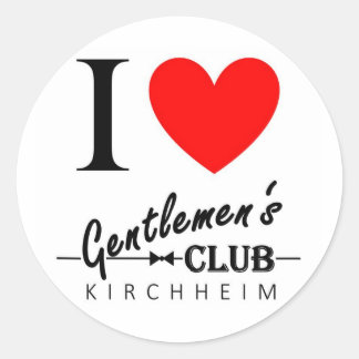 I love Gentlemen's Club Sticker "Kirchheim"