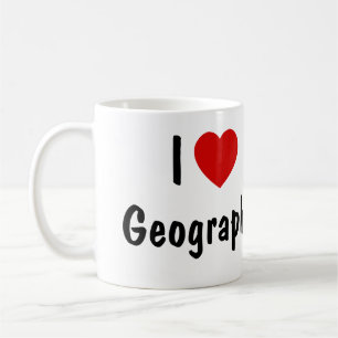 I Love Geography Coffee Mug