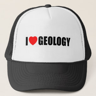 I Love Geology Trucker Hat