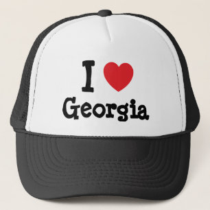 I love Georgia heart T-Shirt Trucker Hat