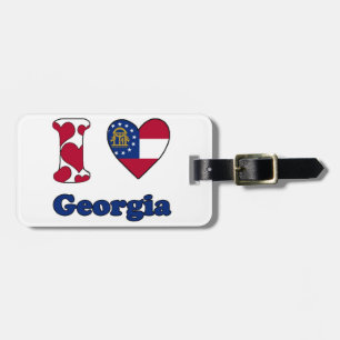 I love Georgia Luggage Tag