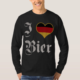 I Love German Beer Oktoberfest Munich Drink Bier T-Shirt