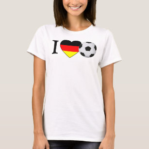 I Love German Soccer (Fussball Deutschland) T-Shirt