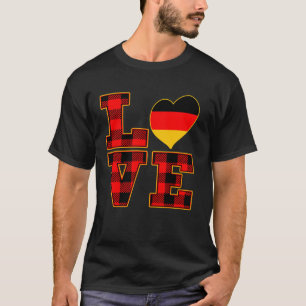 I Love Germany I Love Berlin Cool Germany Flag Hea T-Shirt