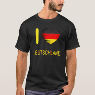 I Love Germany, My Home Country, Heart Germany T-Shirt