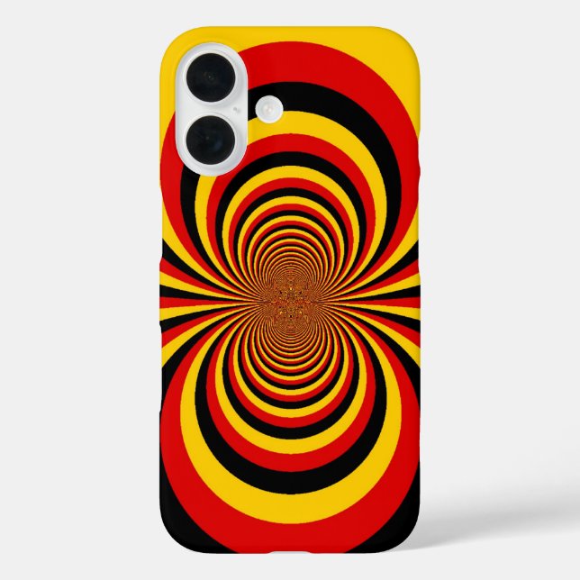 I Love Germany National Flag Colours Art Print Case-Mate iPhone Case (Back)