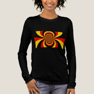 I Love Germany National Flag Colours Art Print Tri-Blend Shirt