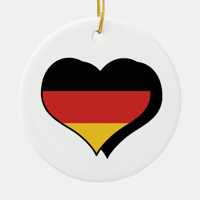 I Love Germany Ornament (Front)