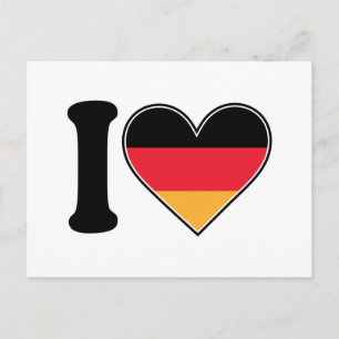 I Love Germany Postcard