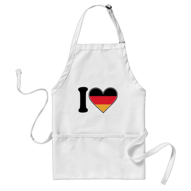 I Love Germany Standard Apron (Front)