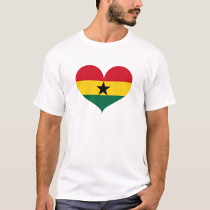 I Love Ghana Flag T-Shirt