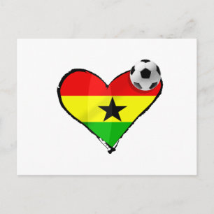 I love Ghana's Black Stars - Ghana gifts Postcard