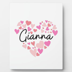 I love Gianna Plaque